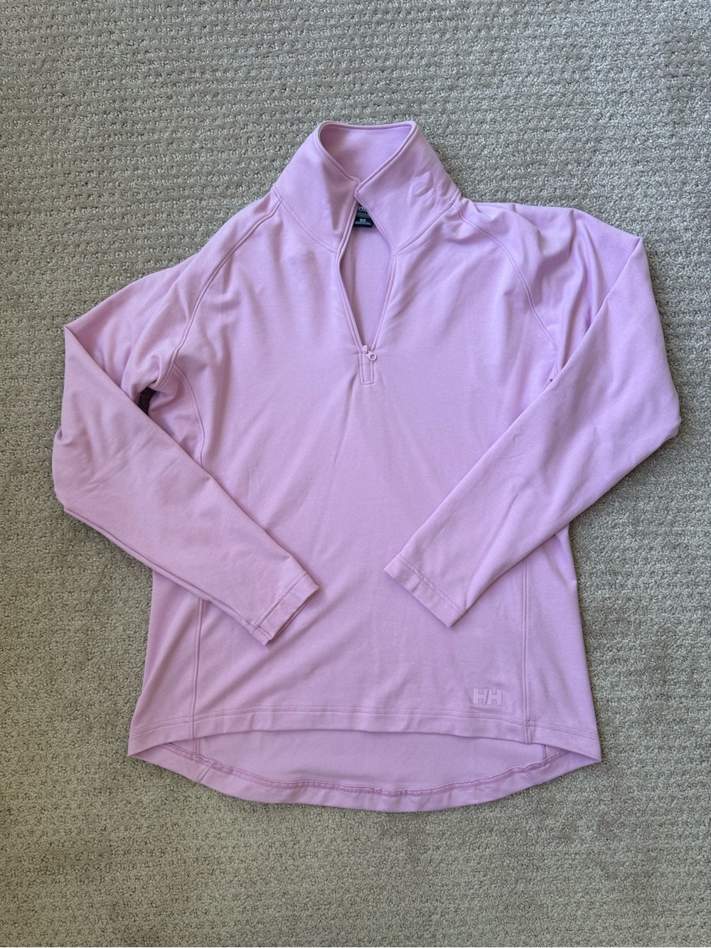 Helly Hansen Light Lavender Quarter-Zip Pullover